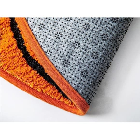 Kids Rug Basketball Round Rug Carpet Floor Chair Mat for Kids Rooms Bedroom - Picture 6 of 6